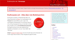 Desktop Screenshot of erythrozyten.net