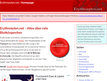 Tablet Screenshot of erythrozyten.net